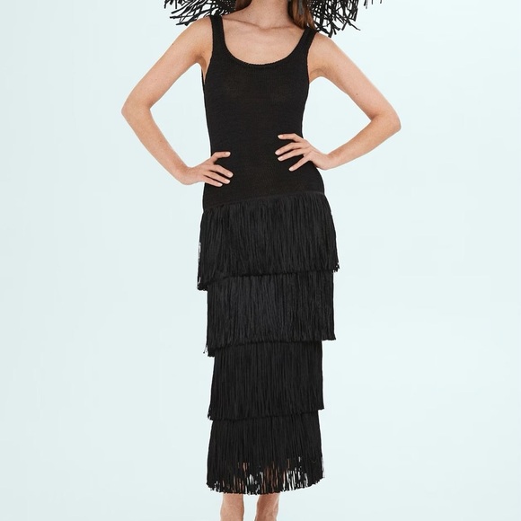 Simon Miller Dresses & Skirts - Simon Miller x Mango Fringe Dress
